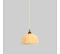 Generico Lampadario in marmo di rame E27 1 lampada moderna minimalista luce lusso MI-NI a sospensione isola bar comodino decorazione a a soffitto, plafoniera