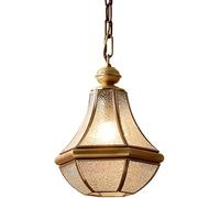 Generico Lampadario, Lampada a Sospensione E26 Lampada a Sospensione Moderna a 1 Luce della metà del secolo, lampadario in Vetro for Fattoria, Compatibile con Il Soggiorno