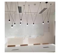 Generico Lampadario, Lampada a sospensione industriale Spider Web G9 Luci lineari a LED Design Arredamento for la casa Tavolo da pranzo Soggiorno Camera letto Cucina Isola Luce(Warm White,9 heads)