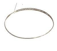 Generico Lampadario, Lampadari a cerchio in metallo for scale, hall, villa, industriale, a LED, soffitto, cottage, lampade a sospensione, loft, arredamento for la casa(40cm,Golden Frame)