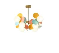 Generico Lampadario, Lampadari moderni a LED, lampadari colorati a forma di ramo for camera da letto, soggiorno, lampade a sospensione, lampada soffitto lusso(10 heads colourful,White light)