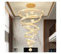 Generico Lampadario, Lampadario moderno for sala da pranzo illuminazione for interni Lampada soffitto luci a sospensione lampadari a led for l'illuminazione for del soggiorno(6 ring small,Cold)