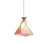 Generico Lampadario, Lampadario moderno in vetro, lampada a sospensione rosa, a con paralume in artistico, a goccia for isola cucina camera da letto dei bambini vita interessante