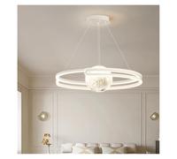 Generico Lampadario, Modern dine dining room Pendant lights indoor lighting Ceiling lamp hanging light led Chandeliers for living lightin(White 60cm,Warm)