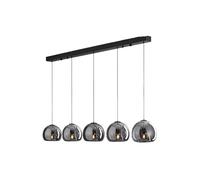 Generico Lampadario, Modern dine dining room Pendant lights indoor lighting Ceiling lamp hanging light led Chandeliers for living lightin(5 heads Black,Warm)