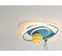 Generico Lampadario, Moderne lampade da soffitto a LED a forma di astronauta for, studio, lampadario grigio a luna, for la casa(E type-50cm)