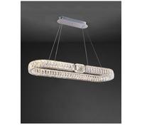 Generico Lampadario moderni, Lampadario a LED dimmerabile con anello magico ovale, illuminazione 2022, lampade a sospensione, for tavolo da pranzo(White,120CM OVAL_GOLD)