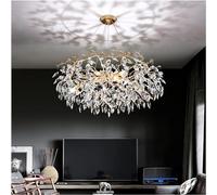 Generico Lampadario moderno a LED, lampadario in cristallo K9, a postmoderno, soggiorno, hall, camera da letto, ristorante, illuminazione decorativa, lampadario da pranzo