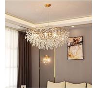 Generico Lampadario moderno a LED, lampadario in cristallo K9, a postmoderno, soggiorno, hall, camera da letto, ristorante, illuminazione decorativa, lampadario da pranzo