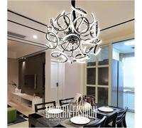 Generico Lampadario moderno a LED, lampadario moderno a LED con ramo di albero - Personality Art Circle Designer Fashion Store Illuminazione for lampadari da sala da pranzo, plafoniera