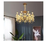 Generico Lampadario Moderno Lampada a Sospensione Contemporanea in Oro di Lusso Compatible with la casa LED Compatibile con Sala da Pranzo, lampadario da Pranzo