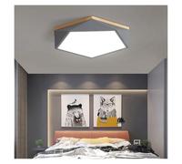 Generico Lampadario moderno, Lampada da soffitto a LED AC85V-260V Geometria della luce for la camera dei Soggiorno Camera letto Cucina Ufficio Lampade studio(Gray,Cold)