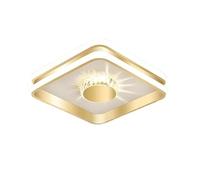 Generico Lampadario, Plafoniera Moderna a LED Compatible with corridoio, Balcone, Camera da Letto, Bagno, Lampada da soffitto, lussuosi apparecchi di Illuminazione Compatible with Interni(Square)