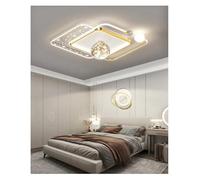 Generico Lampadario, Plafoniera moderna e minimalista for la camera da letto, lampada a sospensione creativa for dei, illuminazione nordica a LED for decorazione della casa(B Gold,Dimmable)