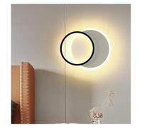 Generico Lampadario, Surface Mounted Tricolor LED Ceiling Light 24W Modern Round Square Changeable Home Lighting(C,Warm)