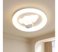 Generico Lampade a nuvola bianca Lampada da soffitto creativa a forma di orso coniglio panda Applique rotonde bianche Lampadari for camera letto for(Sheep)