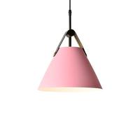 Generico Lampade a sospensione industriali a triangolo - Lampadario a soffitto color bohémien for isola cucina, sala da pranzo(Pink,14.1in*9.4in)