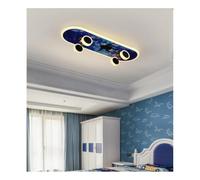 Generico Lampade a sospensione, Lampada da soffitto a LED moderna for skateboard Lampadario for camera letto Illuminazione luci dimmerabili intelligenti for la dei Bar Loft Lamparas(D,Neutral)