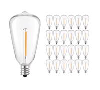 Generico Lampadina a Bassa Tensione ST38, DC 3V 12V 24V LED E12 Lampadine di Ricambio solari per sistemi di batterie solari off-Grid RV Illuminazione Marina