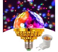 Generico Lampadina A Palla Da Discoteca - Illuminazione A LED Sicura Per La Decorazione | Lampada Da Discoteca Colorata,Per Gli Amanti Della Casa Bar Festa Bambini Adolescenti Natale E Vacanza