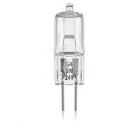 Generico Lampadina Alogena G4, 5W, 24V, Bispina, Trasparente