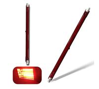 Generico Lampadina LED R7s 254mm 1000W Dimmerabile, Lampada Alogena Risparmio Energetico, Lampadine a Infrarossi 1000Lm, COB Lineare Luce Nessuno Sfarfallio, Lampadina Riscaldante Rosso R7s, 2 Pezzi