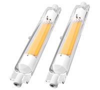 Generico Lampadina R7S LED 78mm Dimmerabile 20W - Sostituisce Alogena 200W/2000LM, R7S LED 118mm Dimmerabile 30W, AC 220-240V - Illuminazione Fascio 360°, Nessun Sfarfallio,Warm light,2PCS 118mm 30W