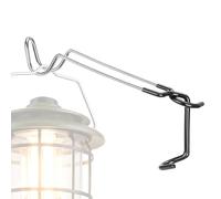 Generico Lantern Hook Holder - Light Hanger for Outdoor Use | Iron with Rubber Grip, Portable Camping Lamp Hook, Garden Hiking Picnic, Yard, Fence, Patio, Backyard Accessory