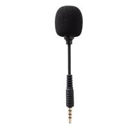 Generico Lapel Microphone - 9.7x5mm Lävalier Microphone | Omnidirectional Lapel Mìc 3.5mm Plug - HighSensitivity Condenser Core -42dB Noise Reduction | Mini Clip On Recording for Phone Camera Podcast