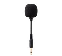 Generico Lapel Microphone - 9.7x5mm Lävalier Microphone | Omnidirectional Lapel Mìc 3.5mm Plug - HighSensitivity Condenser Core -42dB Noise Reduction | Mini Clip On Recording for Phone Camera Podcast