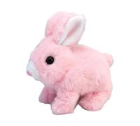 Generico Lapin Peluche Interactif - Jouet Électronique, Animal Marche Oreilles Mobiles Sonore, Robot Sauteur Mignon Doudou, Douce Éducation Précoce Cadeau | Pour Bébé Enfant Fille Garçon