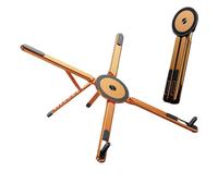 Generico Laptop Stand Desk, Folding Adjustable Mount, Metal Computer Holder for Notebook Tablet Phone Gear with Sturdy Build, Office College Dorm Travel Outdoor Aid, Premium Quality Daily