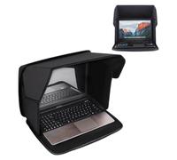 Generico Laptop Tent Working Outside, Portable Computer Privacy Hood with Adjustable Angle, Sunshade Ergonomic Hood for Outdoor Picnic Beach Poolside Office Desk Remote Travel Use 12-14in