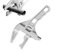 Generico Large Adjustable Wrench | Adjustable 0.2-2.7 Inch Plumbing Wrench | Home Improvement Tools For Sink Faucet Valve Filter Drain Shower Garbage Automotive Bicycle Brake Auto Hydrant