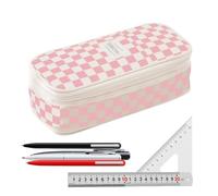 Generico Large Capacity Pencil Pouch with Double Zipper, 8.7x4.3x2.6in Durable Pencil Case Organizer for Stationery Storage, Ideal Drawing, Art, Craft Supplies, College, Kid, and Girls’ Use