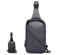 Generico Large Capacity Waterproof Sling Bag for Men,Multifunctional Lightweight Casual Shoulder Bags,Travel Hiking Chest Bag