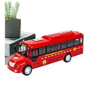 Generico Large City Stagecoach Bus Model Toy with Music and Lights, Educational, Openable Doors, Interactive Bus Toy for Kids Birthday, Durable Fun Learning Toy