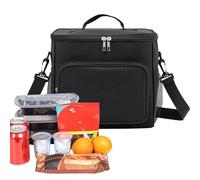 Generico Large Insulated Lunch Bag, Beach Cooler Tote, Waterproof Thermal Lining, Spacious Multi-Pocket Design, Perfect for Keeping Food and Drinks Cold During Hiking, Camping, School
