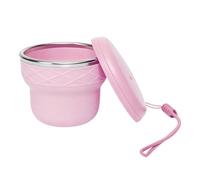 Generico Large Portable Foldable Cup 200ml, Mug Free Dishwasher Safe, 200ml Portable Mug Camping Cup With Stainless Steel Rim For Travelers Tourists Campers Hikers Fishermen Women Men Backpacking