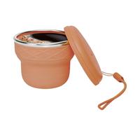 Generico Large Portable Foldable Cup 200ml, Mug Free Dishwasher Safe, 200ml Portable Mug Camping Cup With Stainless Steel Rim For Travelers Tourists Campers Hikers Fishermen Women Men Backpacking