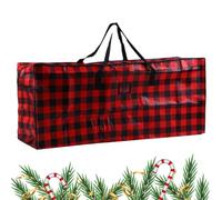 Generico Large Storage Totes, Waterproof PP Christmas Tree Storage Bag, Foldable Duffel Bag with Zippers and Carrying Handles for Space-saving in the House, Perfect for Seasonal Organization