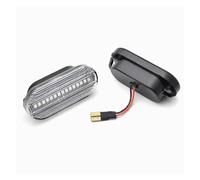 Generico Laterale Indicatore Per Skoda Per Octavia 1U 1996-2010 Indicatori Di Direzione A LED Indicatore Lampeggiante Lampeggiante 2x Luce Posizione Laterale(Crystal)