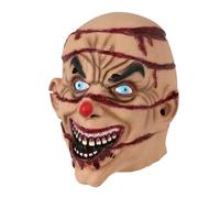 Generico Latex Face Cover, Creative Headgear Blood, 7.87x7.87x11.81 Inches Comfortable Prop Wear, Costume Accessory for Adult Role Play Festival Performance Theater Stage, Brown