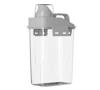 Generico Laundry Pod Container - Washing Powder Container | Laundry Detergent Storage Box | Large Capacity Clear PVC, Airtight Lid, Japanese Style Storage For Detergent Pods Softener Beads Rice Flour