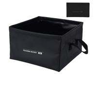 Generico Lavabo da Campeggio Pieghevole - Secchio per Acqua Portatile da 13 Litri 28,5x28,5x16,5 Cm | Rete in PVC A Tre Strati | Design Leggero E : Ideale per La, I Viaggi E L'uso All'aperto