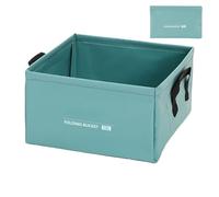 Generico Lavabo da Campeggio Pieghevole - Secchio per Acqua Portatile da 13 Litri 28,5x28,5x16,5 Cm | Rete in PVC A Tre Strati | Design Leggero E : Ideale per La, I Viaggi E L'uso All'aperto