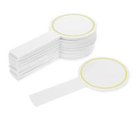 Generico Lavagna Bianca Cancellabile a Secco 6 Pezzi, Tabellone Segnapunti Portatile Pagaia Piccola in Schiuma per Votazioni, Giochi da Tavolo e Studenti