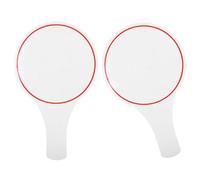 Generico Lavagna Cancellabile a Secco 2 Pezzi Mini Bianca Monofacciale Dimensioni 15X25 CM per Uso come Cartello Giudice e Tabellone Votazioni