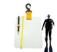 Generico Lavagna per Scrittura Subacquea - Tavoletta Impermeabile con Clip Girevole E | da Immersione per Comunicazioni Chiare, Ideale per Sub, Snorkeling, Apnea, Allenamento E Esplorazioni