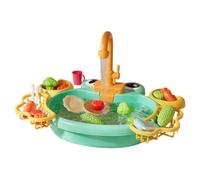 Generico Lavello da Gioco con Acqua Corrente | Giocattolo Educativo | Giocattoli da Cucina con Acqua - per Bambini in Età Prescolare, Cortile, Spiaggia, Campeggio, Asilo, Casa, Bagno, Sala